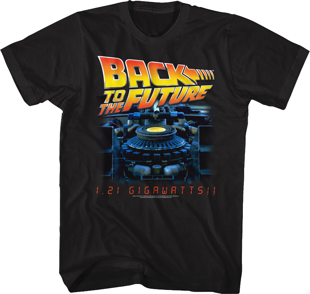 Gigawatts Back Future T-Shirts, Hoodie, Sweatshirt