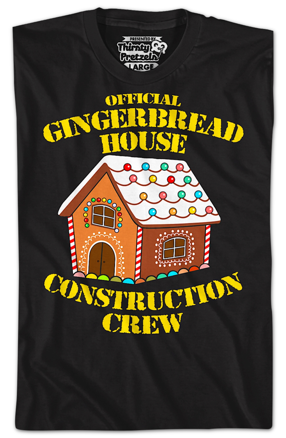 Gingerbread House Construction Crew T-Shirt Hoodie, Sweatshirt | CiraTrend.com (Image 2)