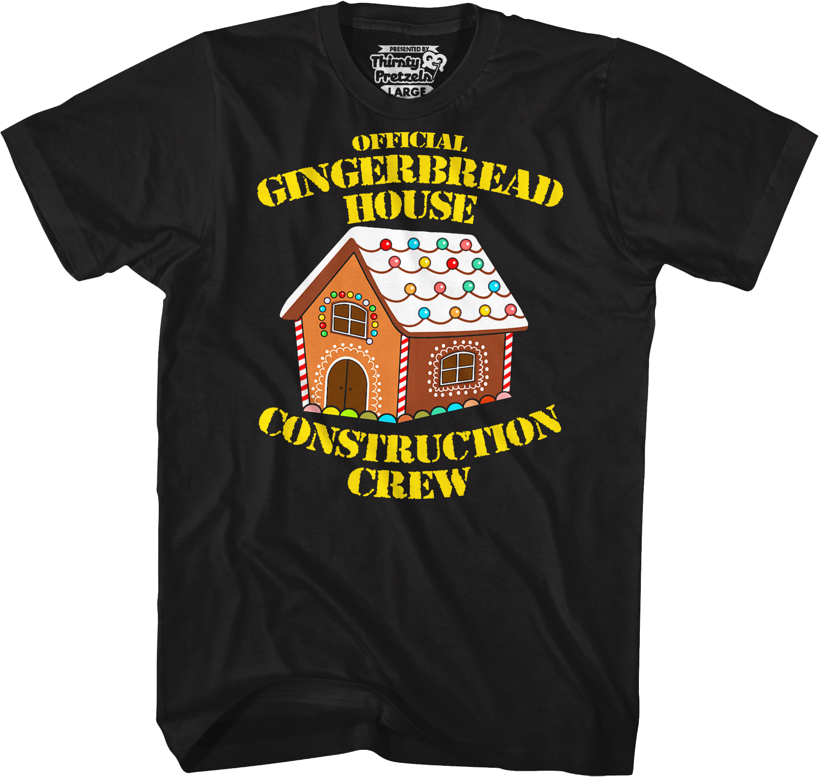 Gingerbread House Construction Crew T-Shirt Hoodie, Sweatshirt | CiraTrend.com (Image 1)