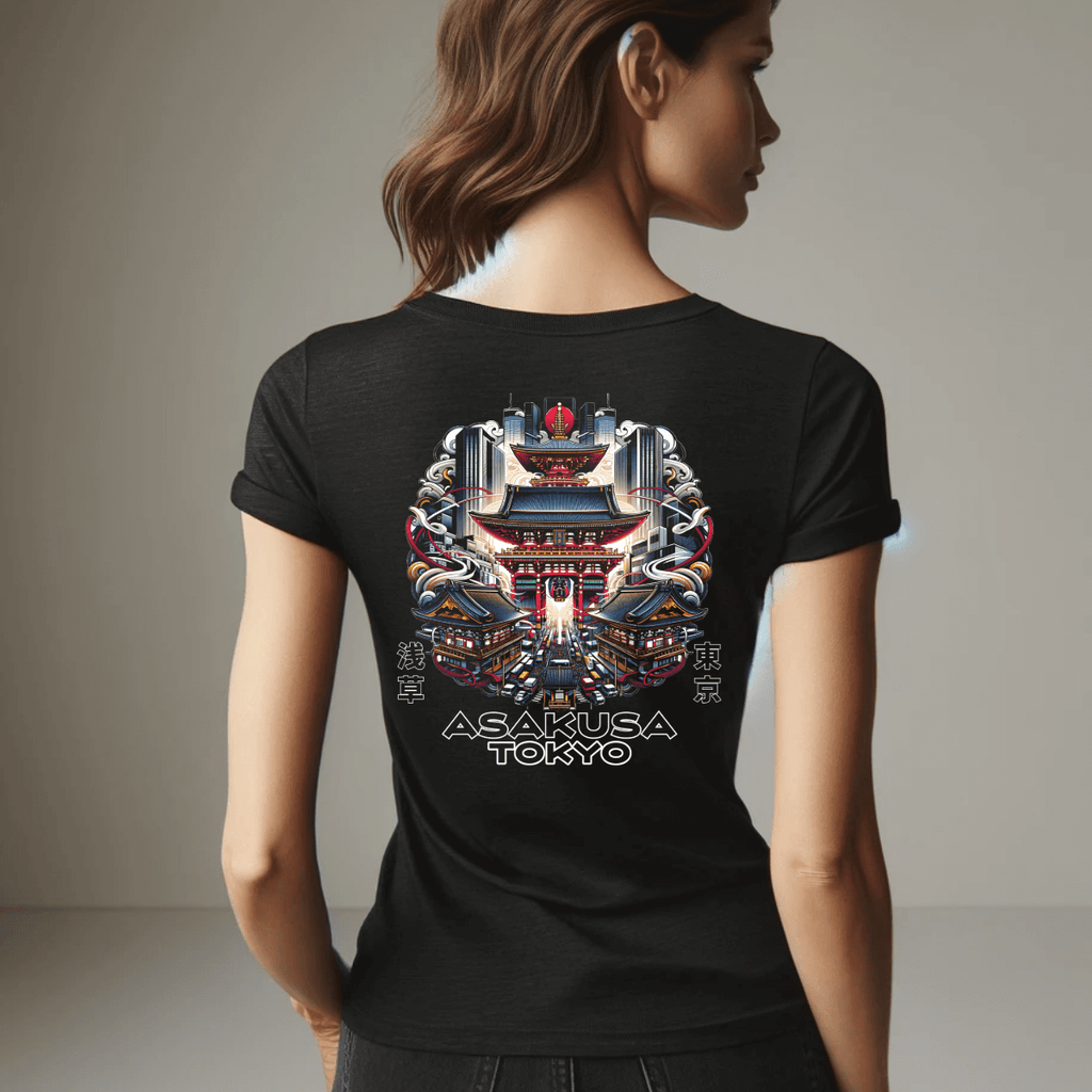 Beautiful Asakusa Unisex Tee (Back Print) Hoodie, Sweatshirt | CiraTrend.com (Image 4)