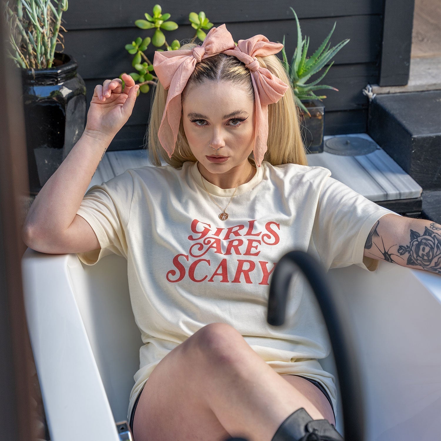 Girls Are Scary T Shirt Hoodie, Sweatshirt | CiraTrend.com (Image 2)