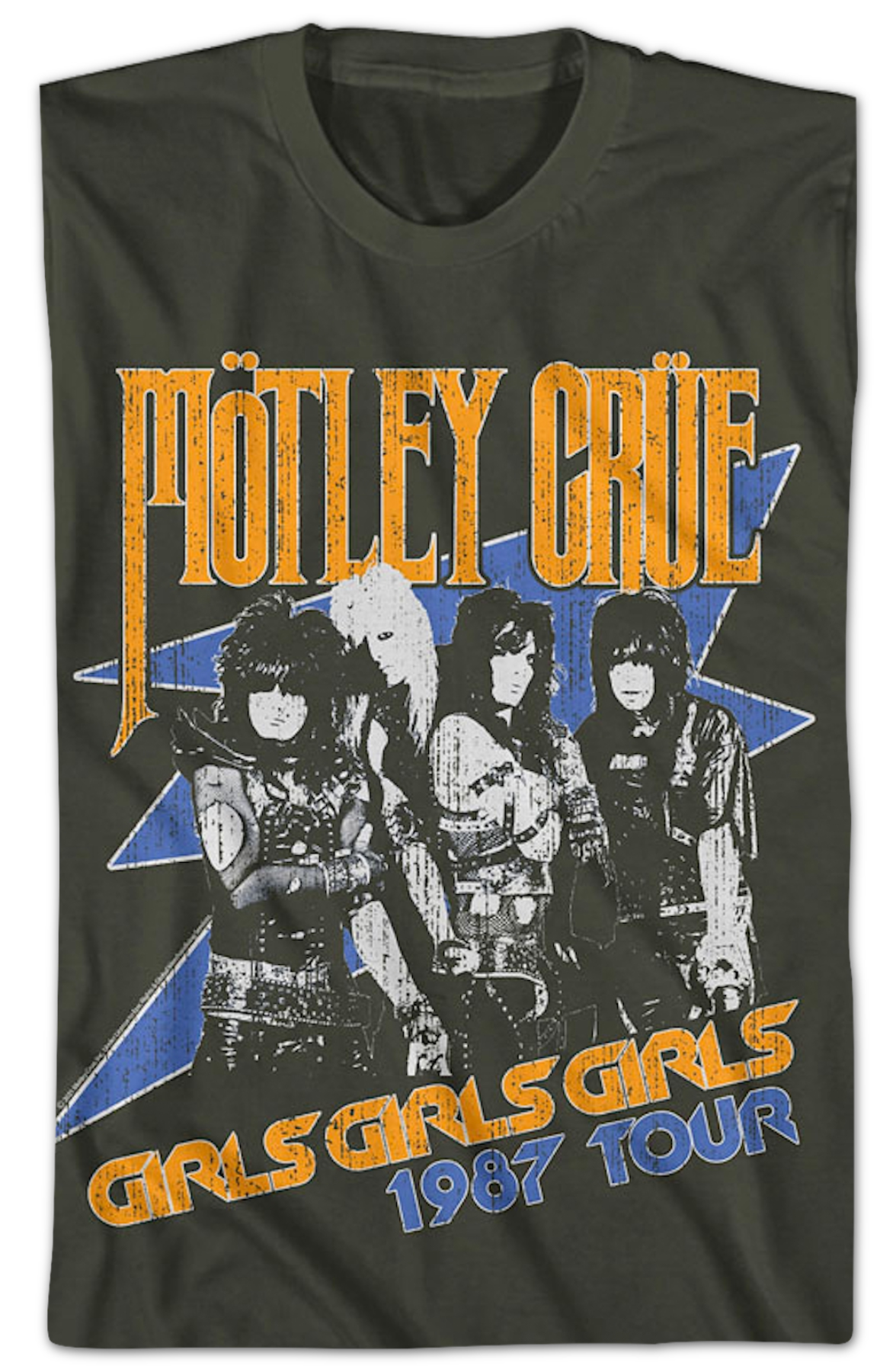 Girls Girls Girls 1987 Tour Motley Crue T-Shirt Hoodie, Sweatshirt | CiraTrend.com (Image 2)