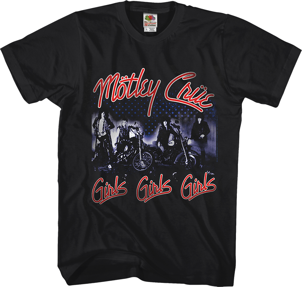 Girls Girls Girls Motley Crue T-Shirt Hoodie, Sweatshirt | CiraTrend.com (Image 1)