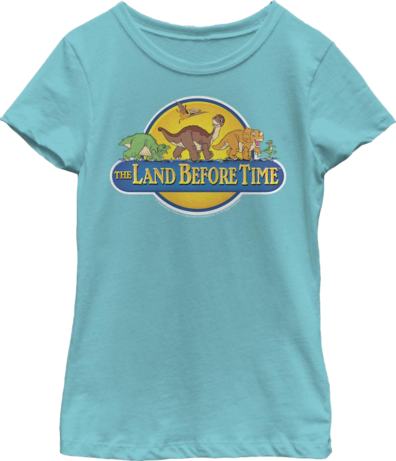 Girls Youth Classic Logo Land Before Time Shirt Hoodie, Sweatshirt | CiraTrend.com (Image 1)