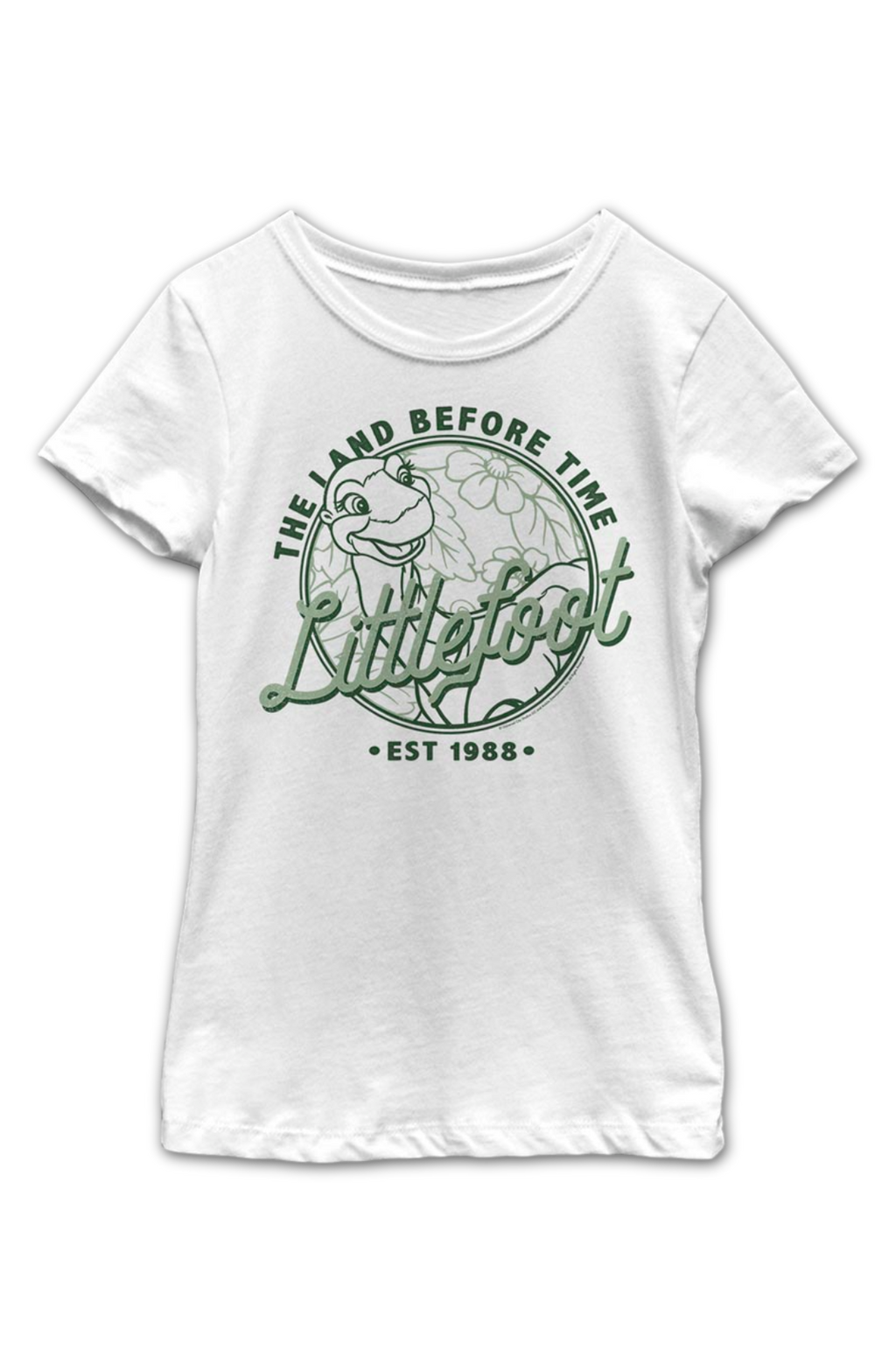 Girls Youth Littlefoot Est. 1988 Land Before Time Shirt Hoodie, Sweatshirt | CiraTrend.com (Image 2)