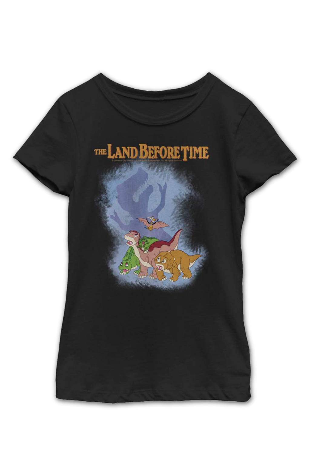Girls Youth Sharptooth Shadow Land Before Time Shirt Hoodie, Sweatshirt | CiraTrend.com (Image 2)