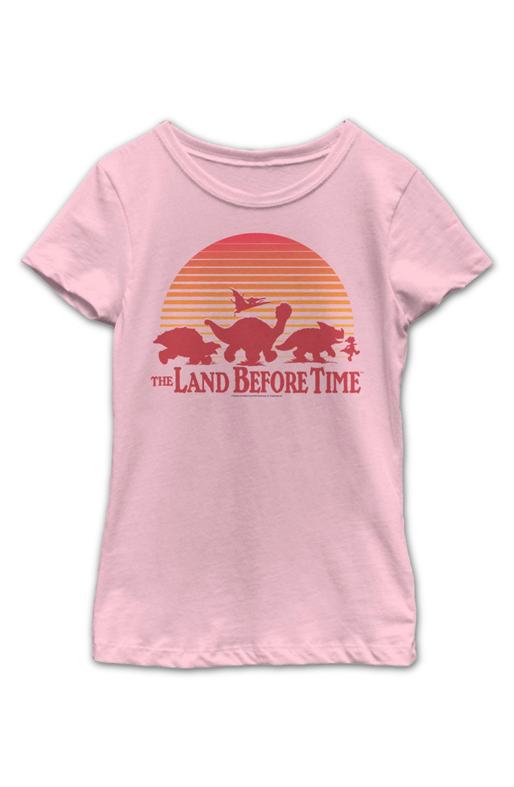 Girls Youth Vintage Sunset Silhouette Land Before Time Shirt Hoodie, Sweatshirt | CiraTrend.com (Image 2)