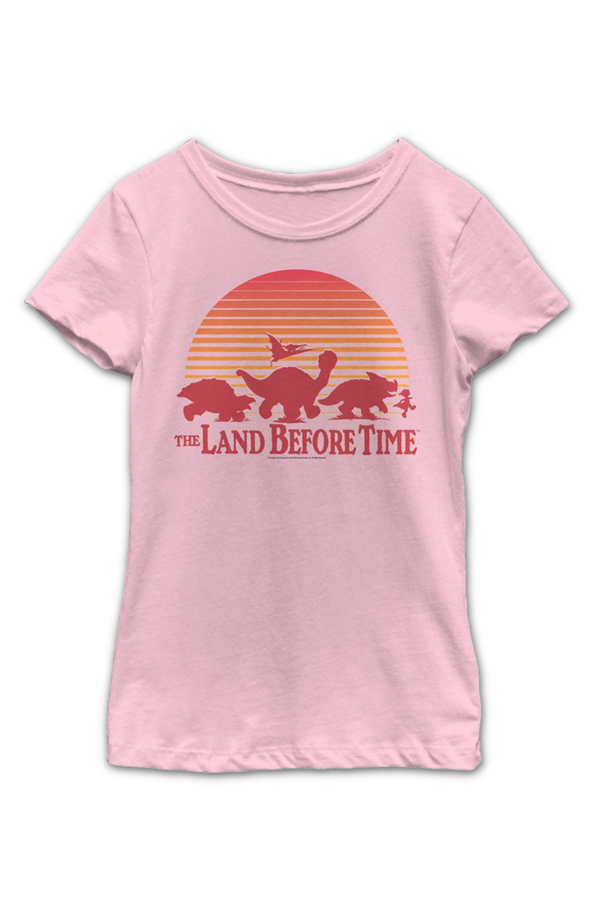 Girls Youth Vintage Sunset Silhouette Land Before Time Shirt Hoodie, Sweatshirt | CiraTrend.com (Image 2)
