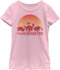 Girls Youth Vintage Sunset Silhouette Land Before Time Shirt Hoodie, Sweatshirt | CiraTrend.com (Image 1)