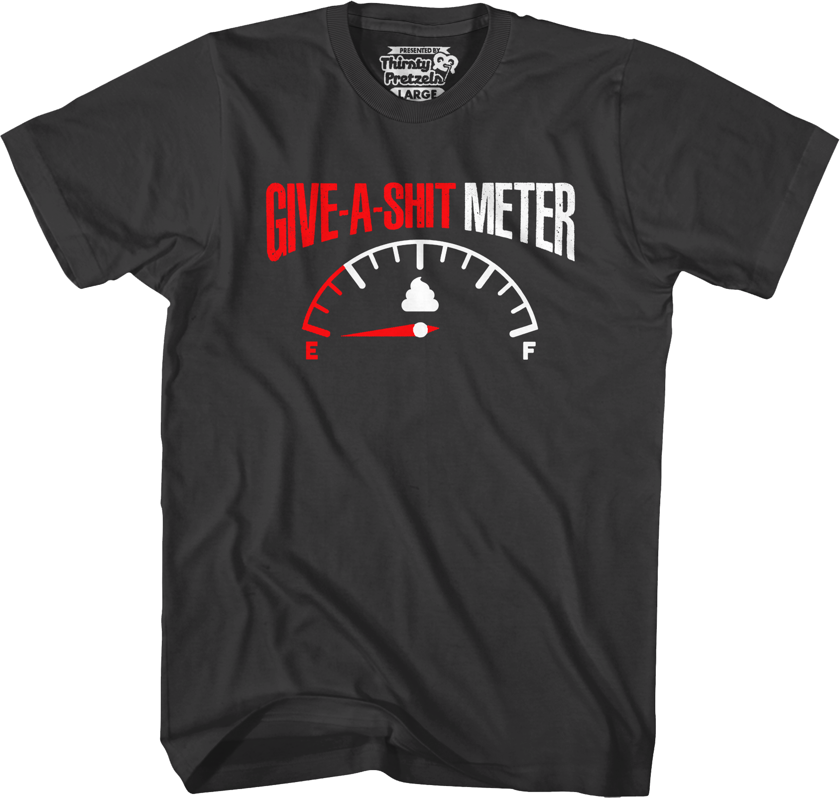 Give-A-Shit Meter T-Shirt Hoodie, Sweatshirt | CiraTrend.com (Image 3)