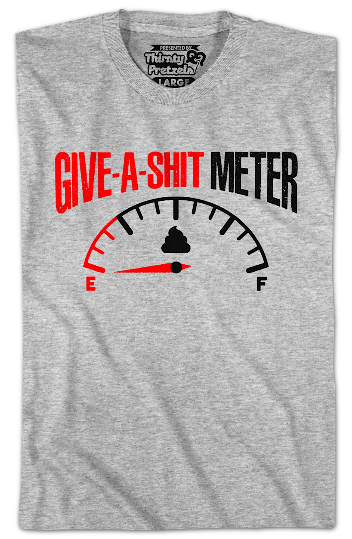 Give-A-Shit Meter T-Shirt Hoodie, Sweatshirt | CiraTrend.com (Image 2)