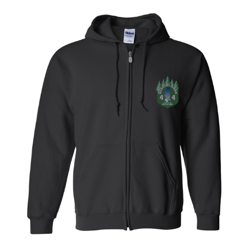 Glacial Lake Black Zip-Up Hoodie T-Shirts, Sweatshirt | CiraTrend.com (Image 2)