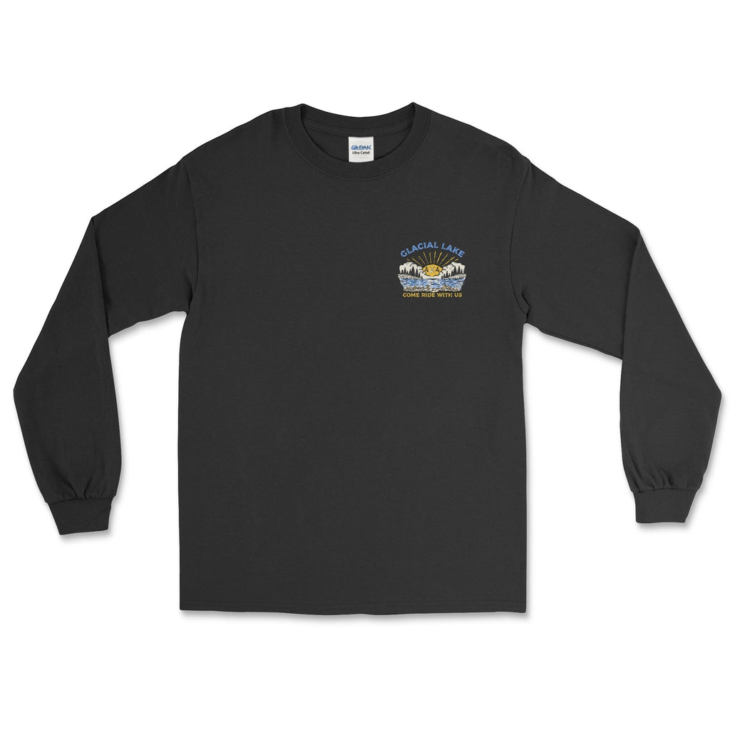 Glacial Lake Long-Sleeve Black 4 x 4 Tee Hoodie, Sweatshirt | CiraTrend.com (Image 2)