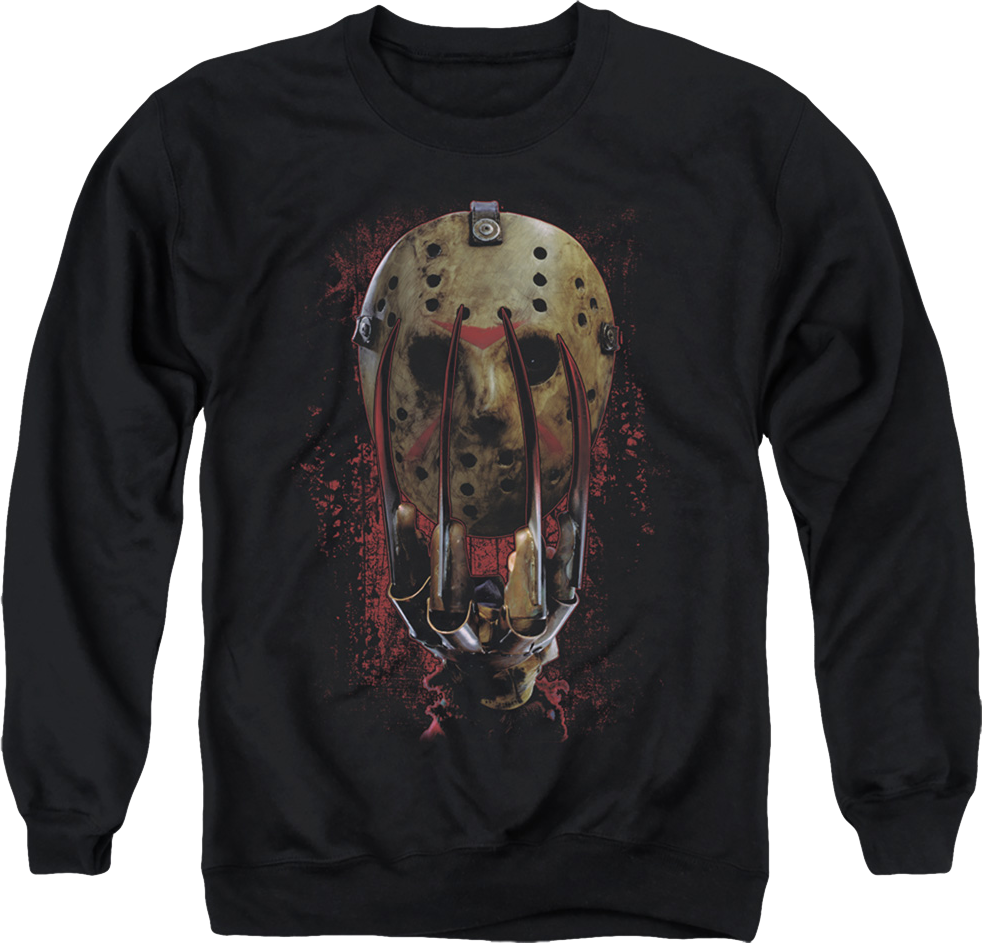 Glove And Mask Freddy vs. Jason Sweatshirt T-Shirts, Hoodie | CiraTrend.com (Image 1)