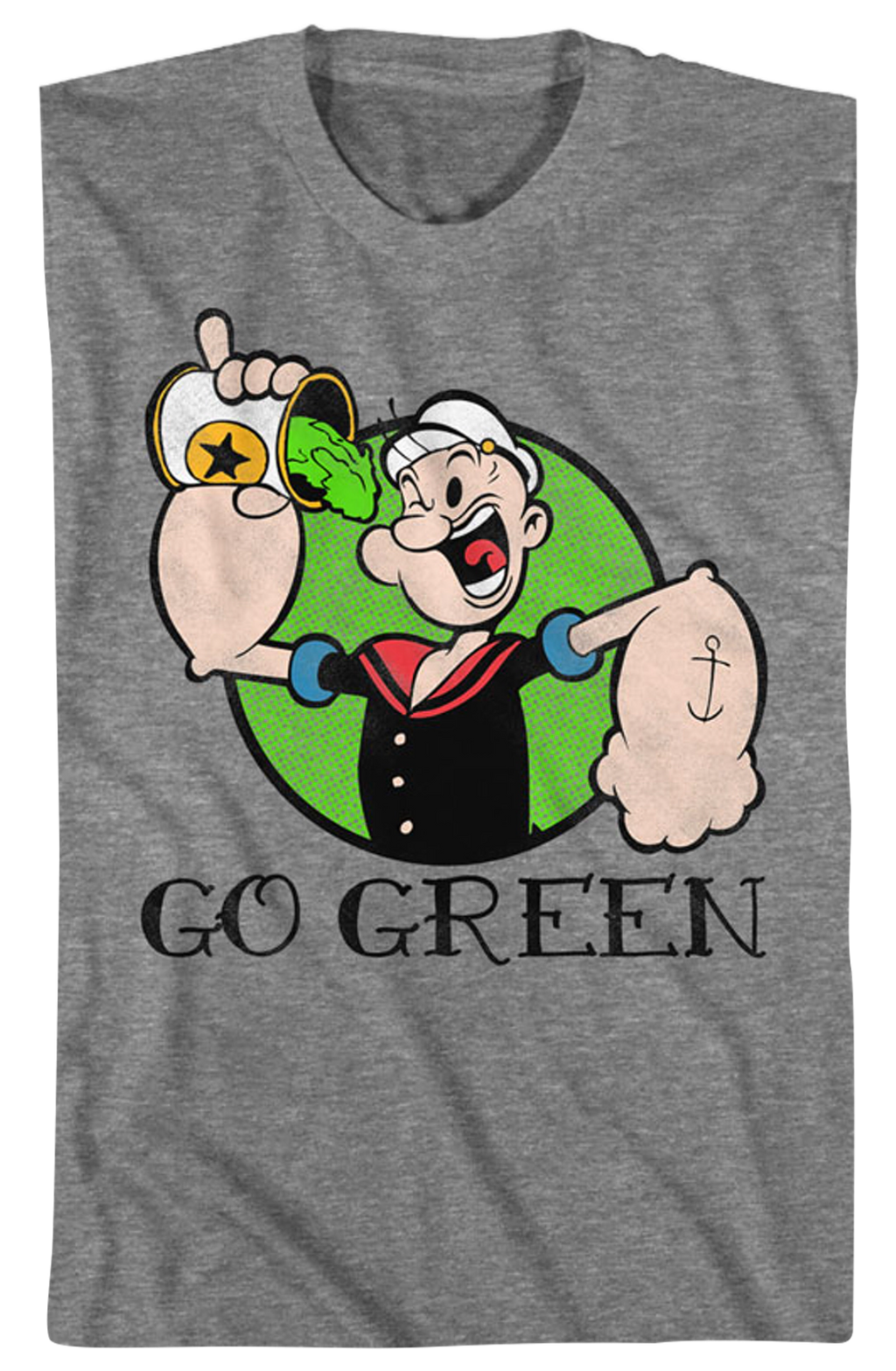 Go Green Popeye T-Shirt Hoodie, Sweatshirt | CiraTrend.com (Image 2)