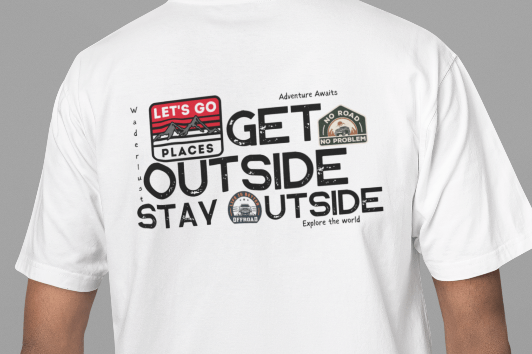 Go Outside, Stay Outside Offroad Graphic Tee Hoodie, Sweatshirt | CiraTrend.com (Image 2)