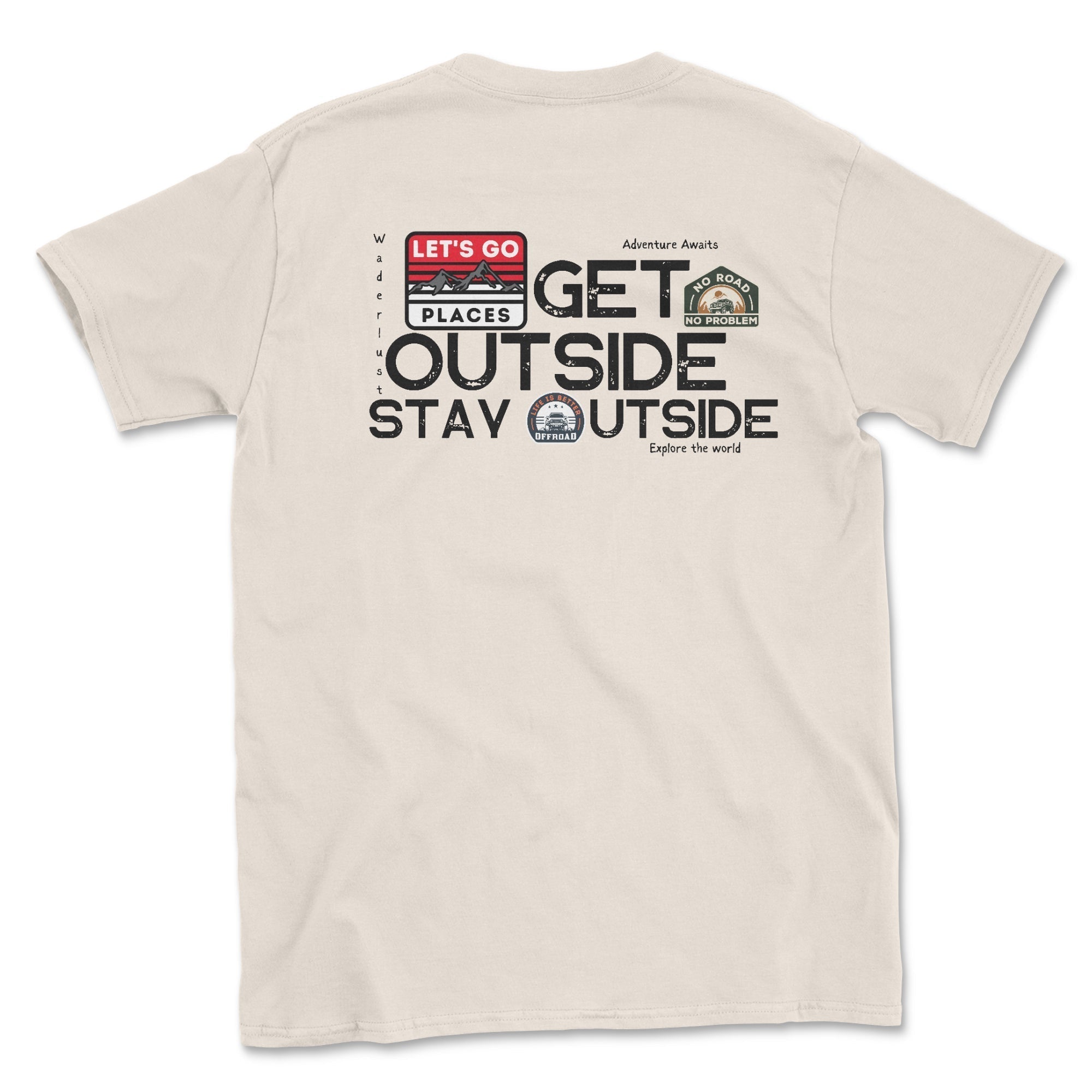 Go Outside, Stay Outside Offroad Graphic Tee Hoodie, Sweatshirt | CiraTrend.com (Image 5)