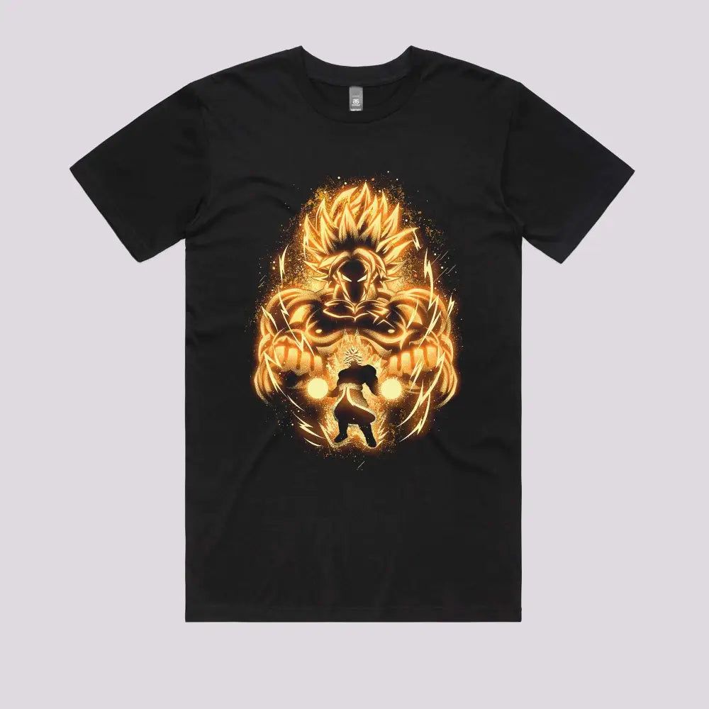 Golden Saiyan Broly T-Shirt Hoodie, Sweatshirt | CiraTrend.com (Image 2)