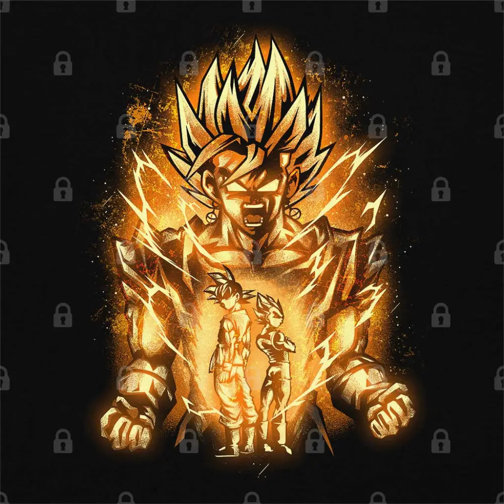 Golden Saiyan Vegito T-Shirt Hoodie, Sweatshirt | CiraTrend.com (Image 1)