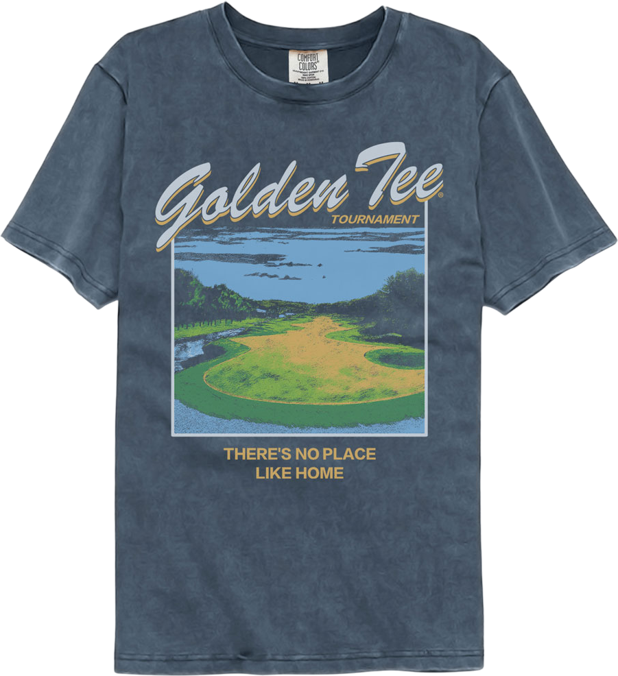 Golden Tee No Place Like Comfort Colors Brand T-Shirt Hoodie, Sweatshirt | CiraTrend.com (Image 1)