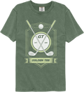 Golden Tee Shield Comfort Colors Brand T-Shirt Hoodie, Sweatshirt | CiraTrend.com (Image 1)
