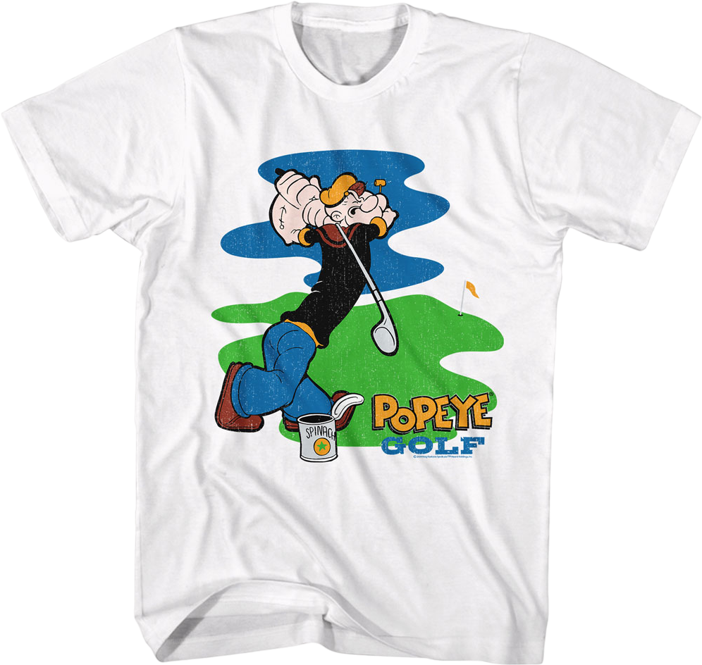 Golf Popeye T-Shirt Hoodie, Sweatshirt | CiraTrend.com (Image 1)