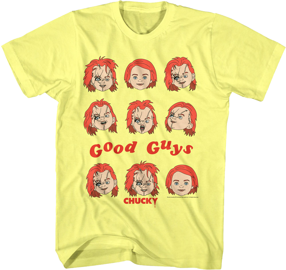 Good Guys Faces Child's Play T-Shirt Hoodie, Sweatshirt | CiraTrend.com (Image 1)