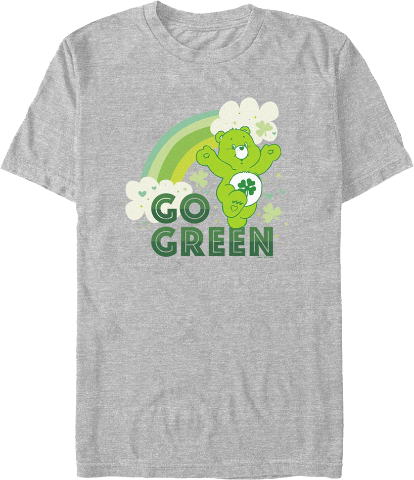 Good Luck Bear Go Green Care Bears T-Shirt Hoodie, Sweatshirt | CiraTrend.com (Image 1)