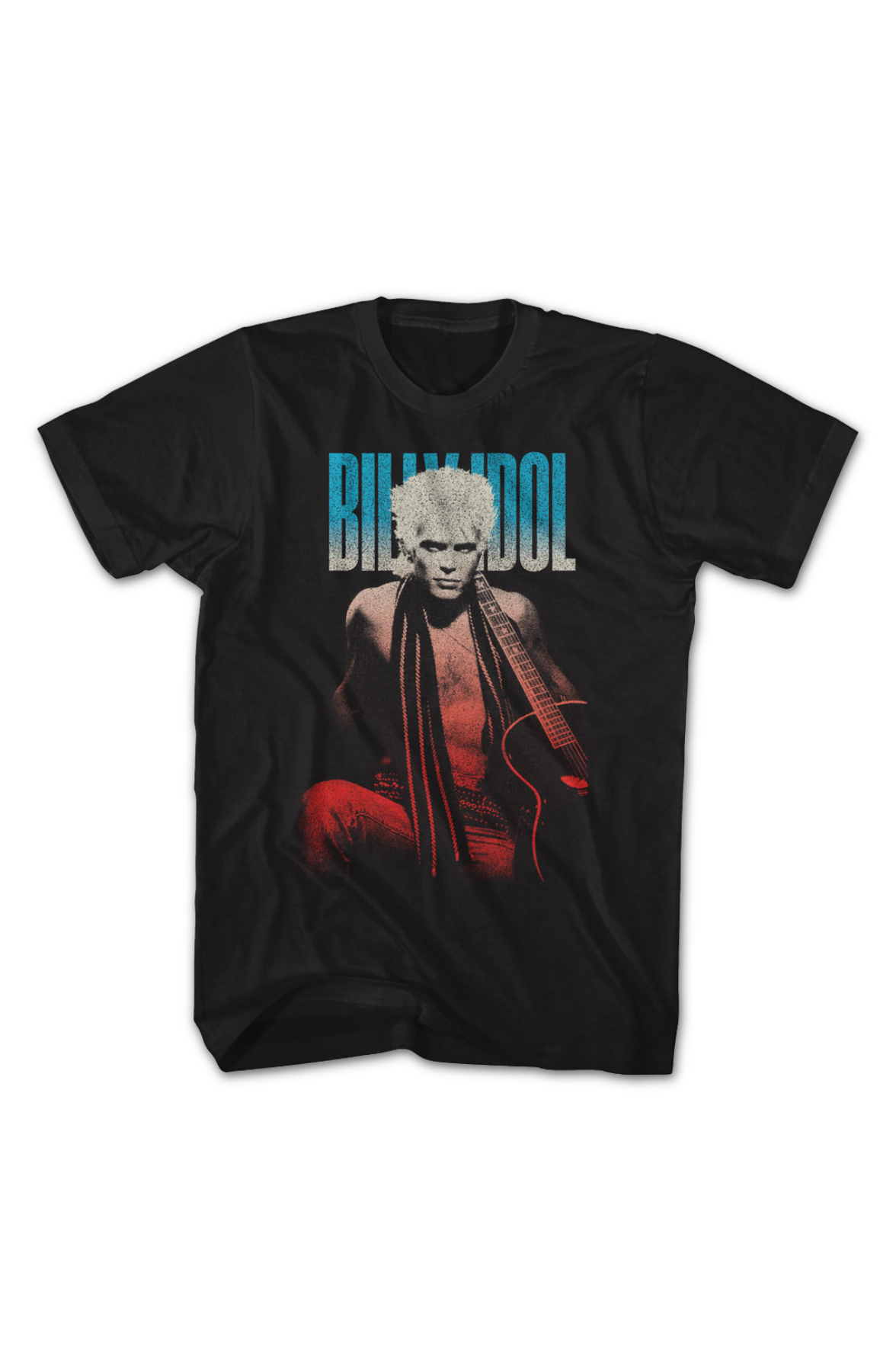 Gradient Guitar Pose Billy Idol T-Shirt Hoodie, Sweatshirt | CiraTrend.com (Image 2)