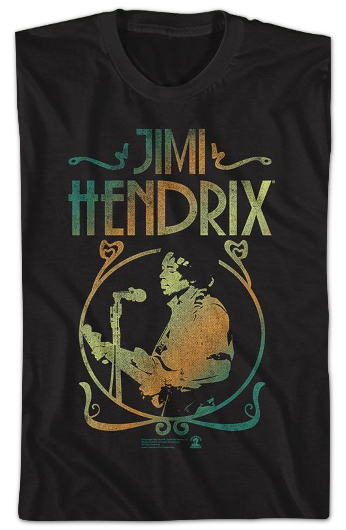 Gradient Poster Jimi Hendrix T-Shirt Hoodie, Sweatshirt | CiraTrend.com (Image 2)