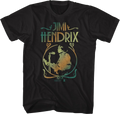 Gradient Poster Jimi Hendrix T-Shirt Hoodie, Sweatshirt | CiraTrend.com (Image 1)