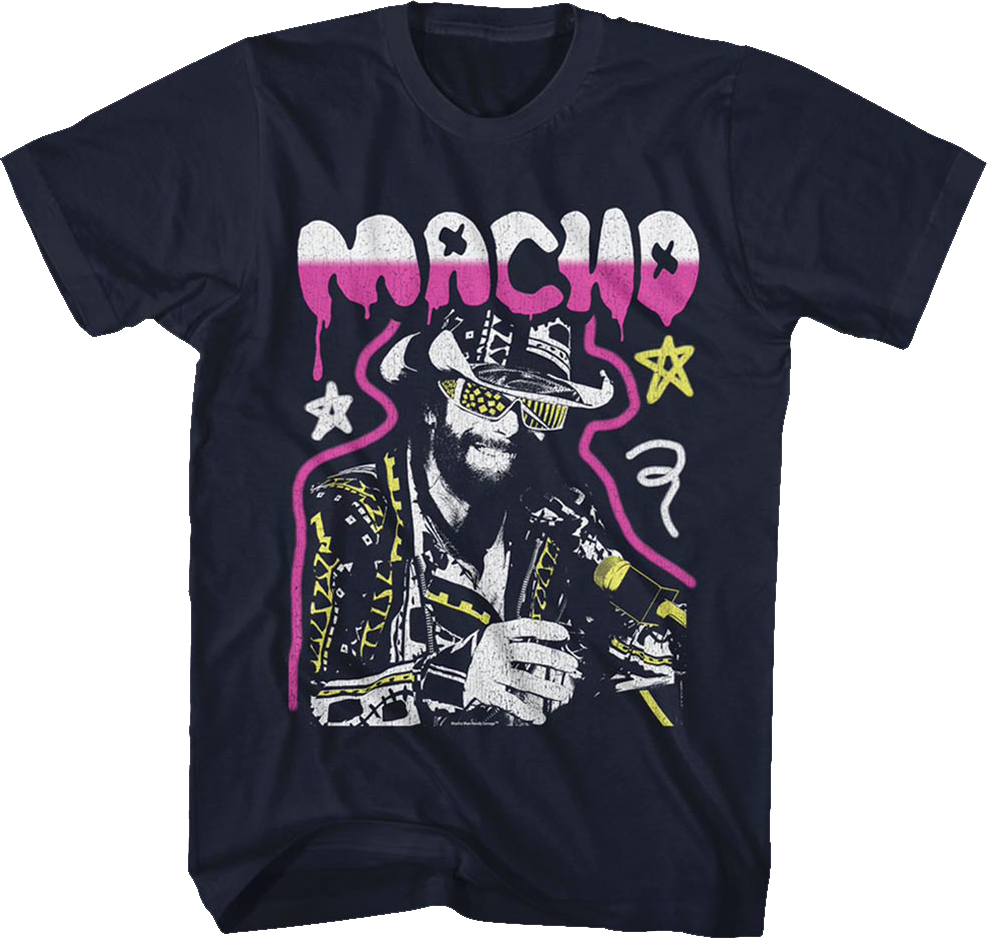 Graffiti Macho Man Randy Savage T-Shirt Hoodie, Sweatshirt | CiraTrend.com (Image 1)