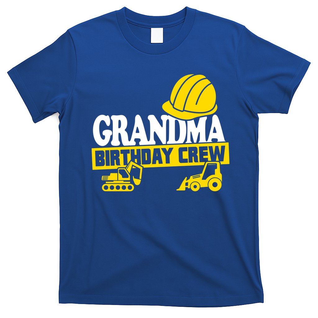 Grandma Birthday Crew Construction Party T-Shirt