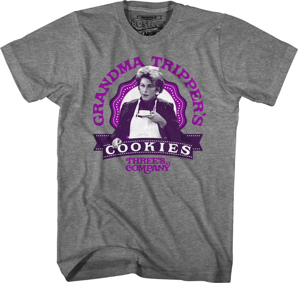 Grandma Tripper's Cookies Three's Company T-Shirt Hoodie, Sweatshirt | CiraTrend.com (Image 3)