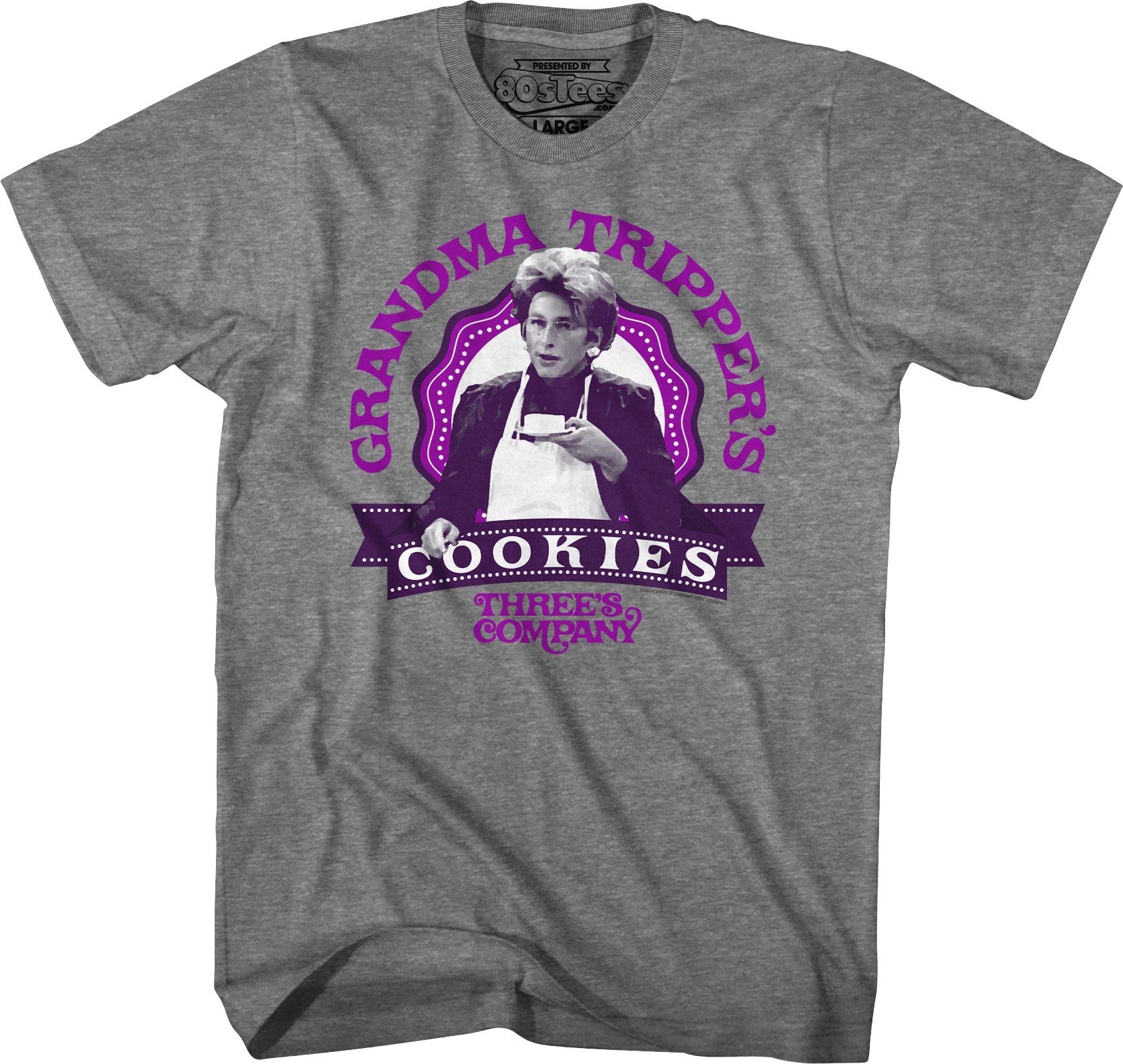 Grandma Tripper's Cookies Three's Company T-Shirt Hoodie, Sweatshirt | CiraTrend.com (Image 3)