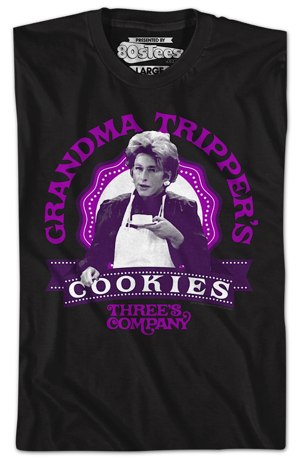 Grandma Tripper's Cookies Three's Company T-Shirt Hoodie, Sweatshirt | CiraTrend.com (Image 2)