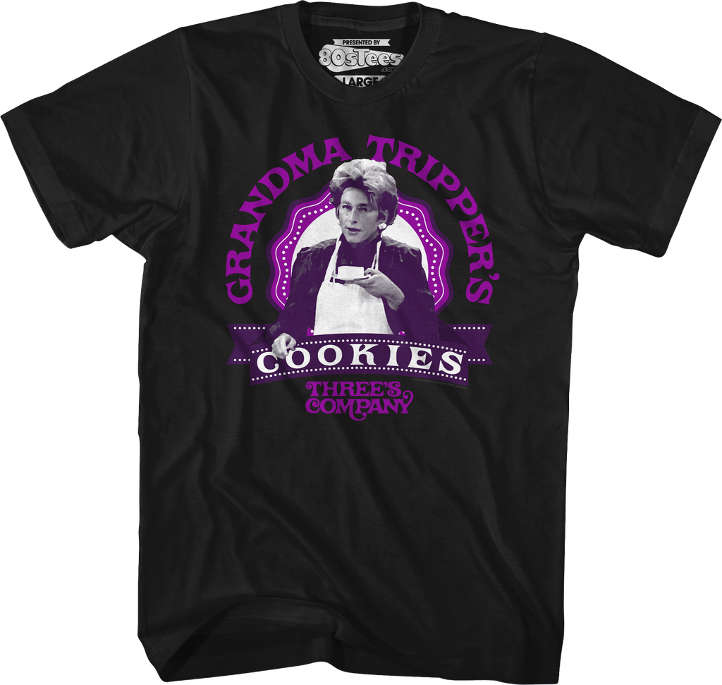 Grandma Tripper's Cookies Three's Company T-Shirt Hoodie, Sweatshirt | CiraTrend.com (Image 1)