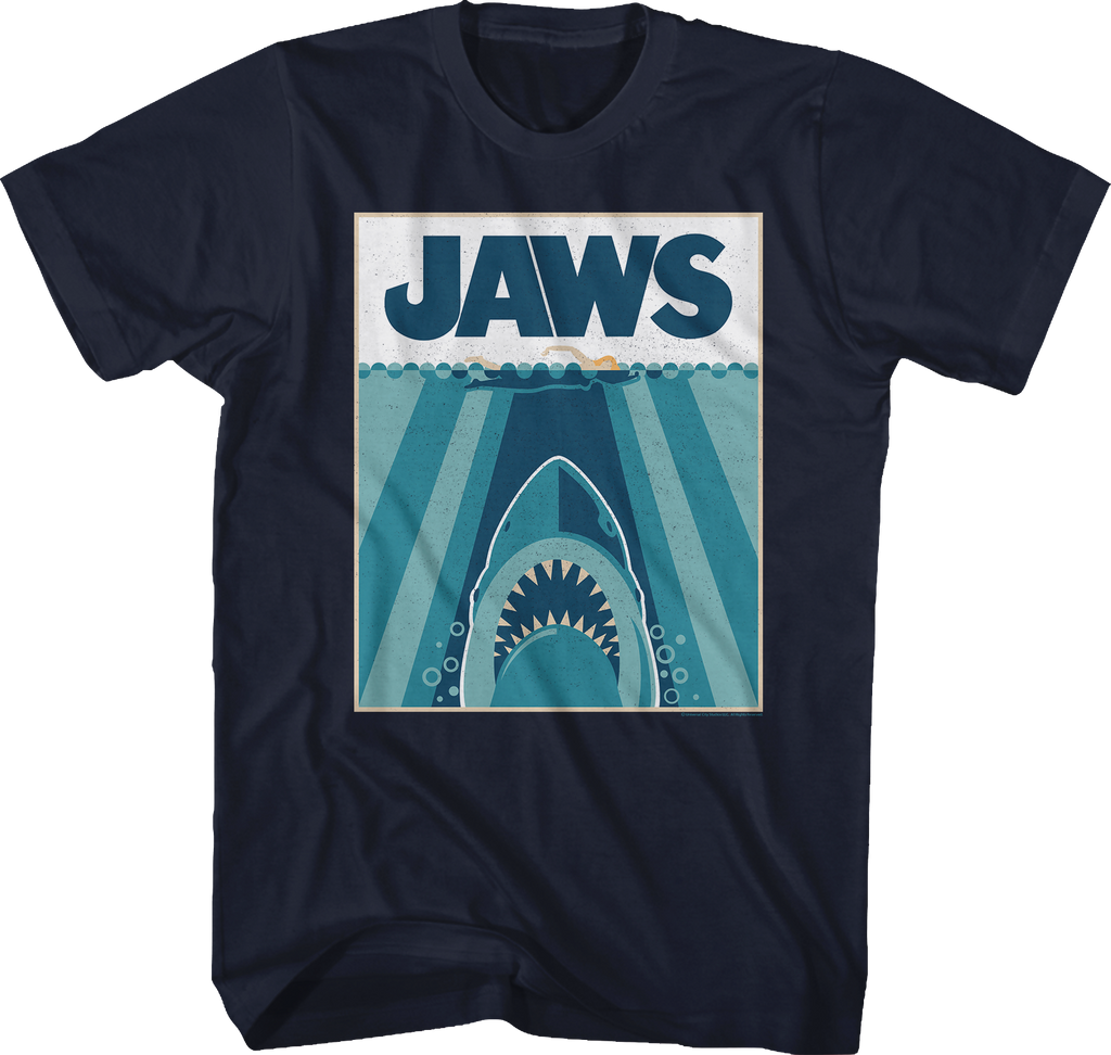 Graphic Poster Jaws T-Shirt Hoodie, Sweatshirt | CiraTrend.com (Image 1)