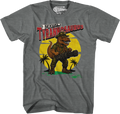 Graphite Heather Sexual Tyrannosaurus T-Shirt Hoodie, Sweatshirt | CiraTrend.com (Image 1)