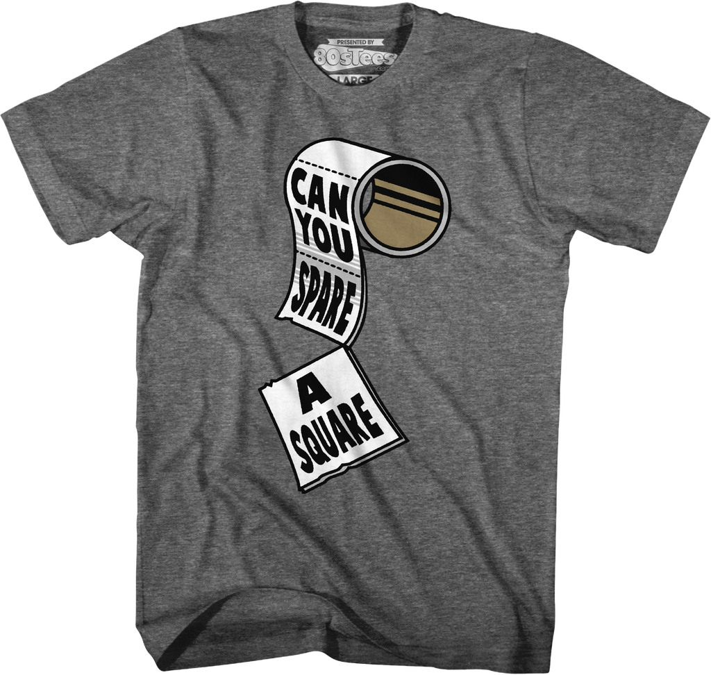 Gray Can You Spare A Square Seinfeld T-Shirt Hoodie, Sweatshirt | CiraTrend.com (Image 1)