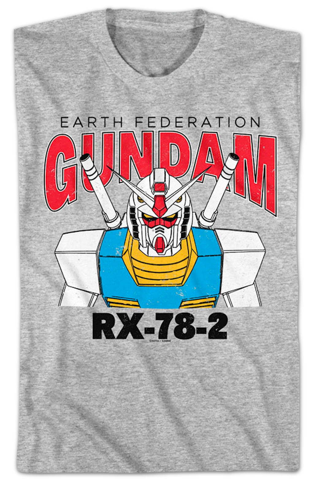 Gray Heather Earth Federation Gundam T-Shirt Hoodie, Sweatshirt | CiraTrend.com (Image 2)