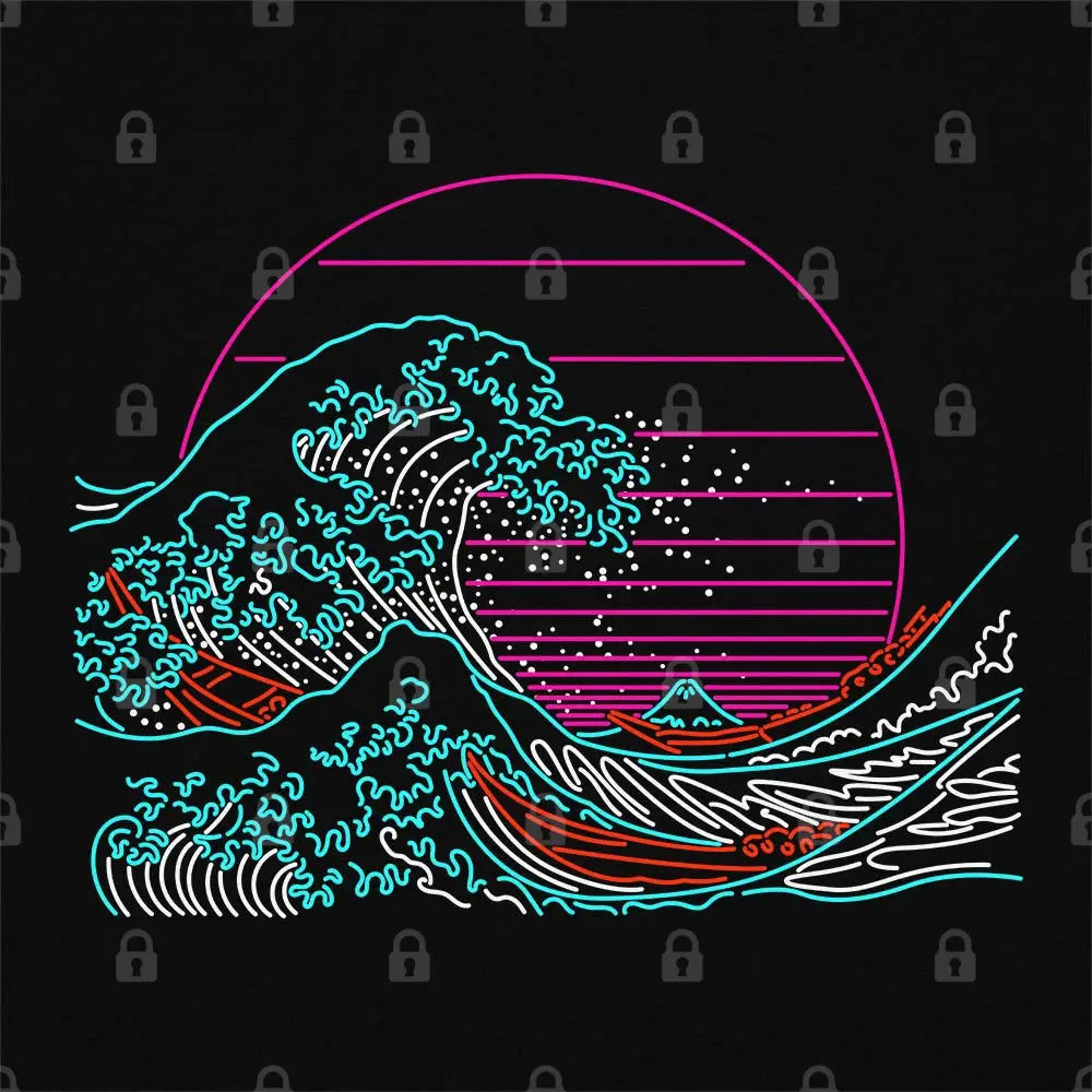 Great Neon Wave T-Shirt Hoodie, Sweatshirt | CiraTrend.com (Image 1)