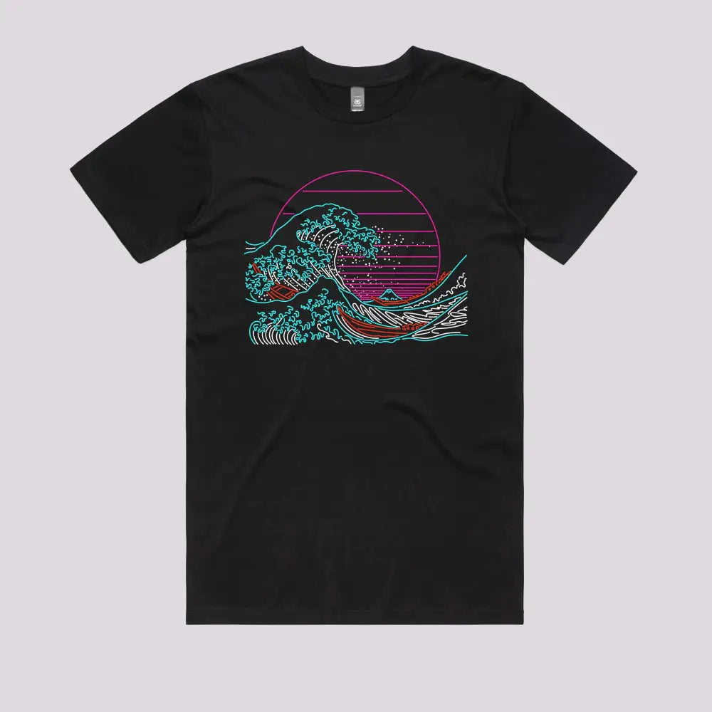 Great Neon Wave T-Shirt Hoodie, Sweatshirt | CiraTrend.com (Image 2)