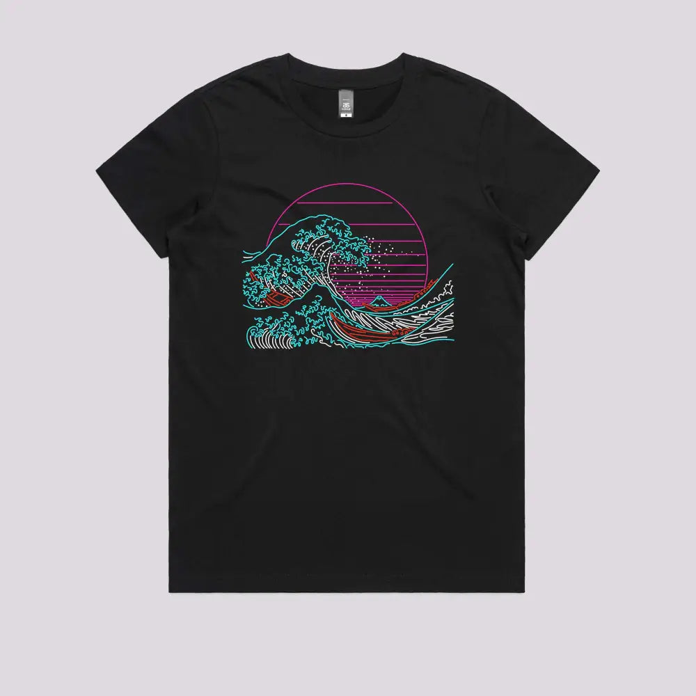 Great Neon Wave T-Shirt Hoodie, Sweatshirt | CiraTrend.com (Image 3)