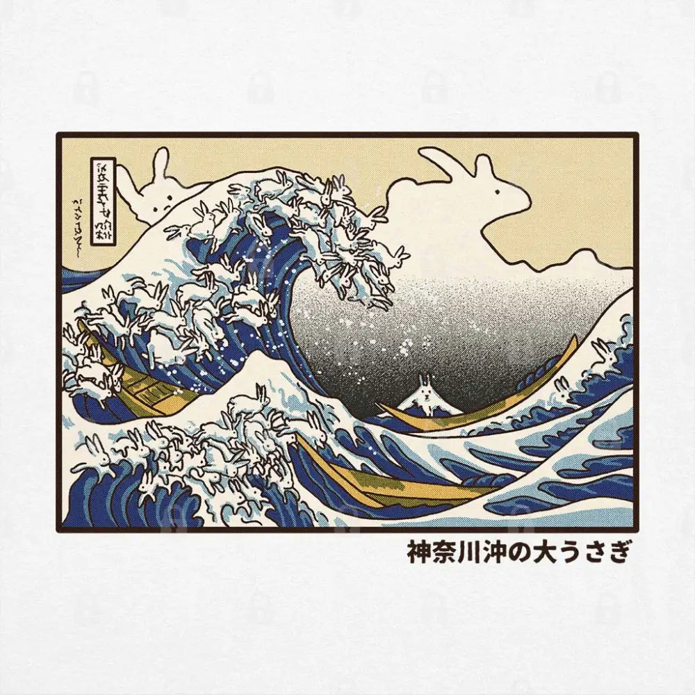Great Rabbit Off Kanagawa T-Shirt Hoodie, Sweatshirt | CiraTrend.com (Image 1)