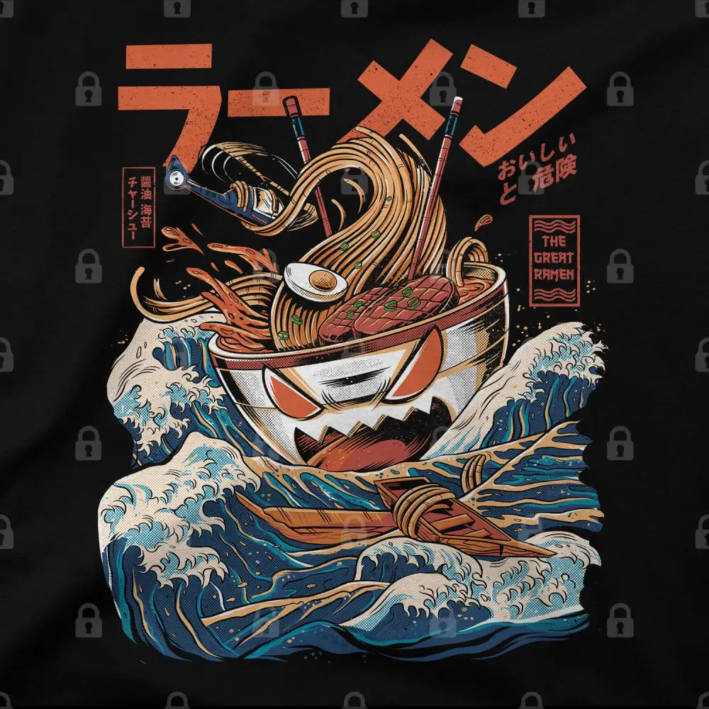 Great Ramen Off Kanagawa T-Shirt Hoodie, Sweatshirt | CiraTrend.com (Image 1)