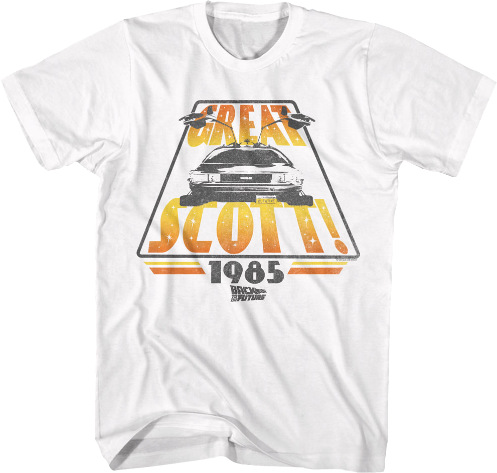 Great Scott 1985 Back To The Future T-Shirt Hoodie, Sweatshirt | CiraTrend.com (Image 1)