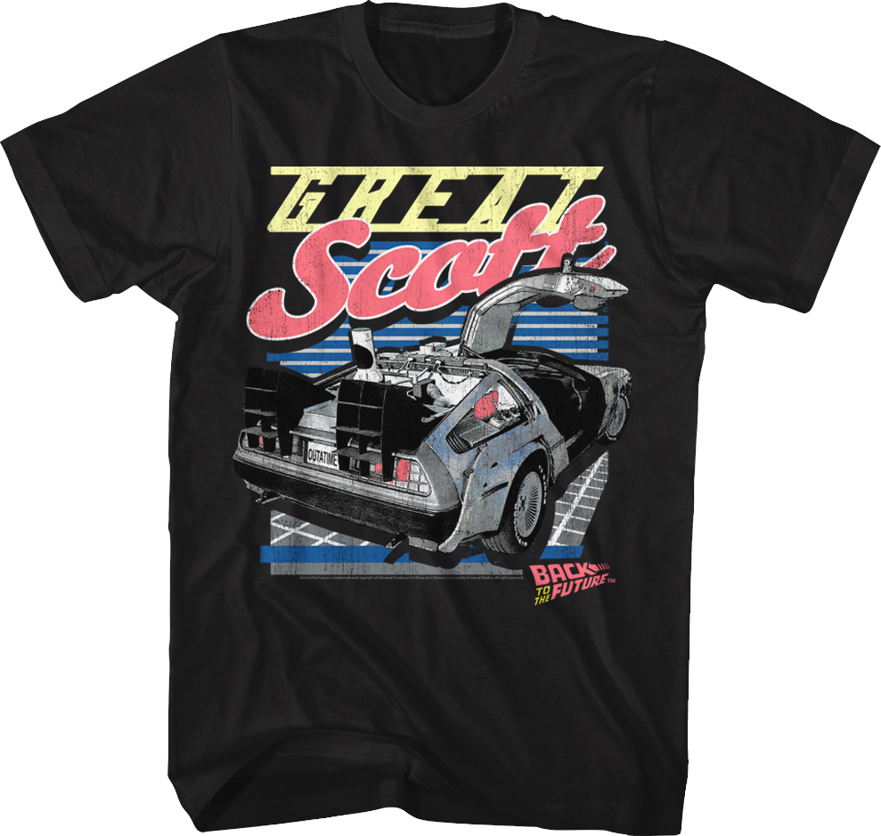 Great Scott DeLorean Back To The Future T-Shirt Hoodie, Sweatshirt | CiraTrend.com (Image 1)