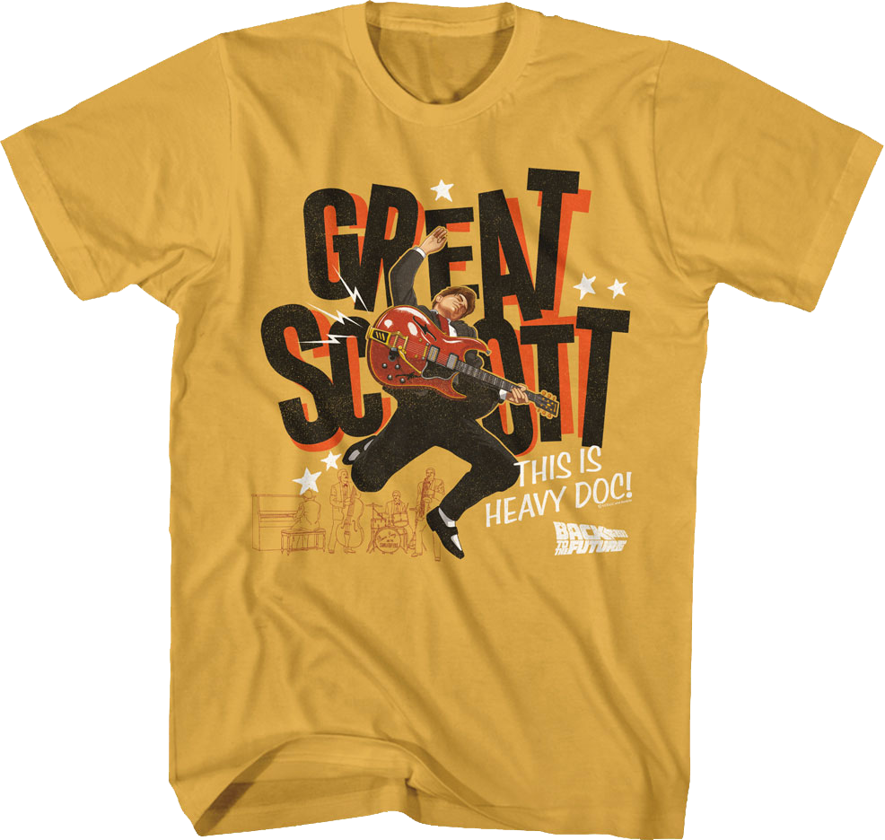 Great Scott Guitar Solo Back To The Future T-Shirt Hoodie, Sweatshirt | CiraTrend.com (Image 1)