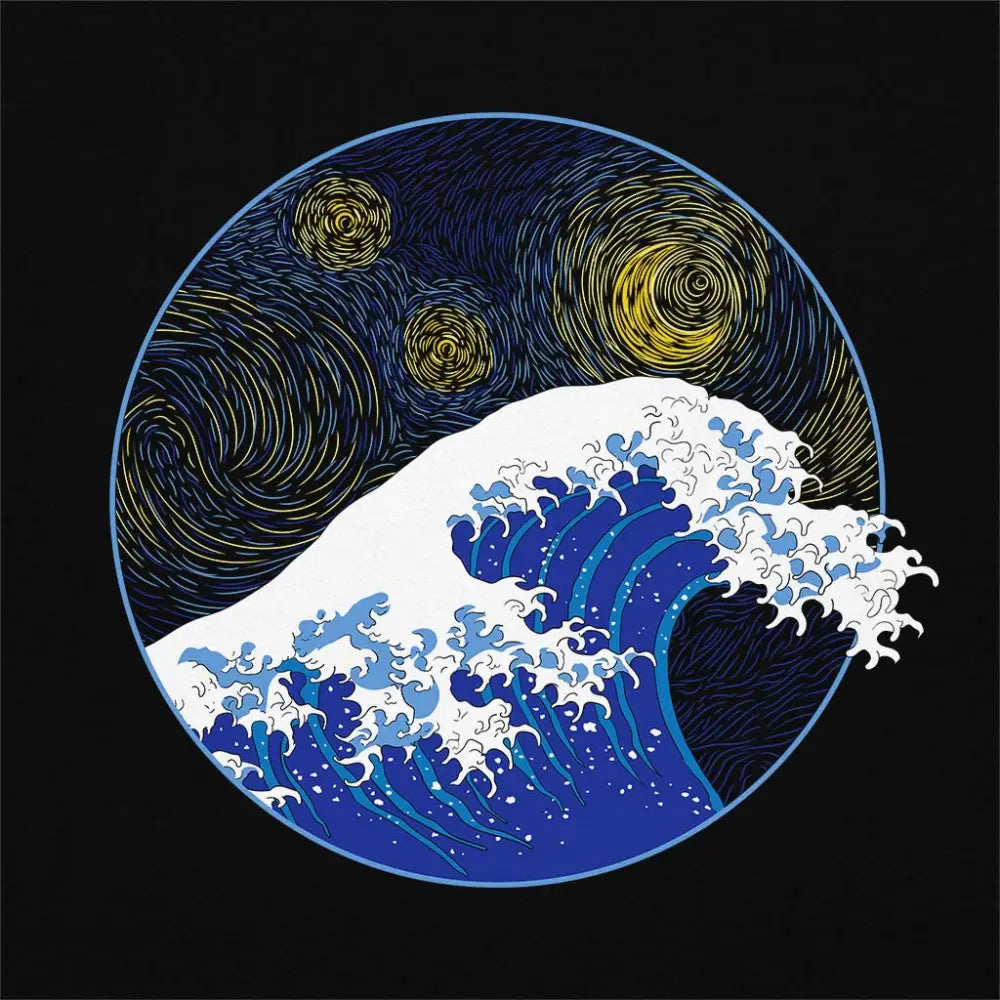 Great Starry Wave T-Shirt Hoodie, Sweatshirt | CiraTrend.com (Image 4)
